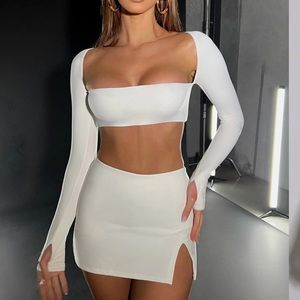 ZIMA SKORT &  LUCIANNA TOP - WHITE